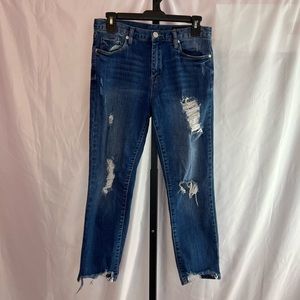 Blank NYC Your Favorite Distressed Medium Wash Jeans, size 27